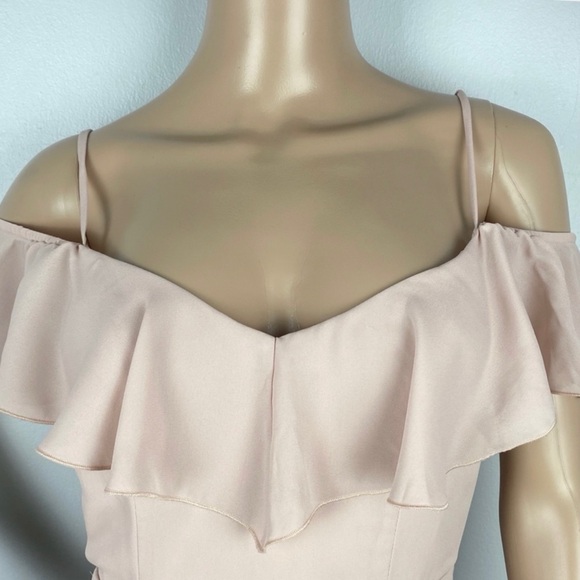 SHOW ME YOUR MUMU PINK COLD-SHOULDER MIDI DRESS - Picture 3 of 11